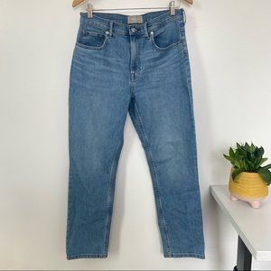 Womens everlane the cheeky jeans light wash straight leg denim size 29R